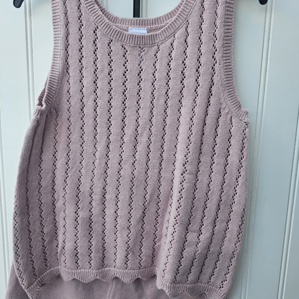 NEW Cartets Pink Knit Tank and Shorts Set 5T - Picture 3 of 4